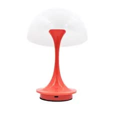 Abajur de Mesa LED Touch 3 Niveis Recarregavel 23,5cm Altura