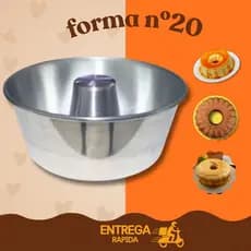 Forma De Bolo N20, Forma de Pudim N20, Forma de Alumínio.