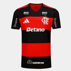 Manto Flamengo Fan Masculina Jogo 1 Adidas 2026 - C/ Kit Patrocínio