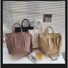 Mochila feminina de grande capacidade, bolsa de lona, ​​bolsa da moda, bolsa de fraldas, bolsa de compras, bolsa de ombr
