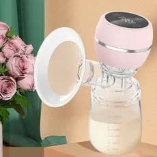 Massagem e amamentação + mamadeira, Conjunto De Bomba Tira Leite Elétrica Portátil Para Amamentação Bomba De Leite,
