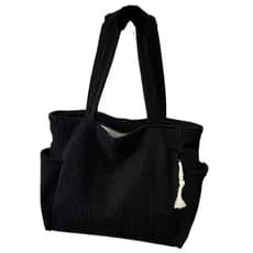 Jaedo 🔥🔥Oferta Especial❗❗Bolsa de Ombro Feminina, Bolsa Tote de Veludo Cotelê de Grande Capacidade, Bolsa de Mão