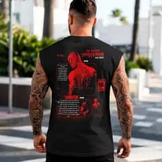 Camiseta Regata Machão Masculina Spider Man regata cavada treino academia