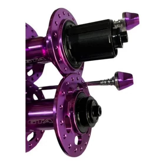 Par Cubo Bike GTA Barulhento Cassete Roxo MTB 36 Furos