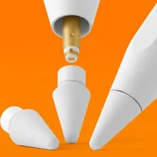 Pontas de Reposição Compatível com  Apple Pencil Geração 1 e 2