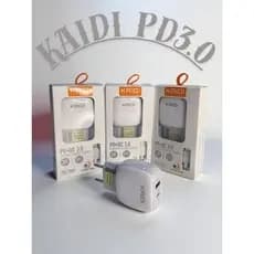 Fonte Carregador Turbo Kaidi KD-106 20W 3.0A – Branco 110/220V micro/tpc/ios