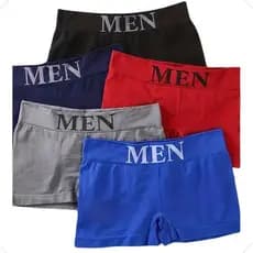 Kit 5 Cuecas Boxer Masculina Microfibra Premium Macia Respirável Ajuste Perfeito Alta Durabilidade