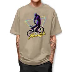 Camiseta BMX FREESTYLE Camisa Unissex Alta Qualidade Estampada