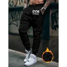 Calças Jogger masculina treino GYM NO EXCUSES algodão leve uso fitness
