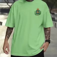 Camiseta Classica do Império Brasileiro Camisa imperial do Brasil 100% Algodão Estampa Patriotica