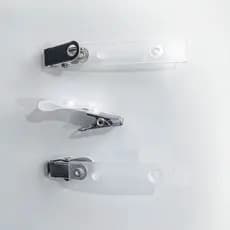 1.000 Unidades Presilha Jacaré Clip Fita Leitosa Crachá
