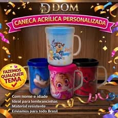 Canecas Personalizada Tema Livre