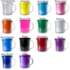 Canecas Acrílica Rosqueável Para Personalizar