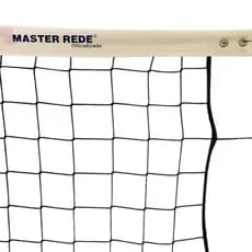 Rede Volei de Quadra 2 Faixas em Malha 10x10 Fio 2,5mm Profissional Oficializada Master Rede