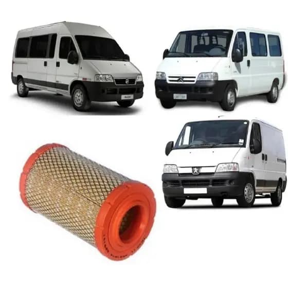 Filtro Ar Ducato Boxer Jumper 2.5 2.8 2.3 Multjet todas