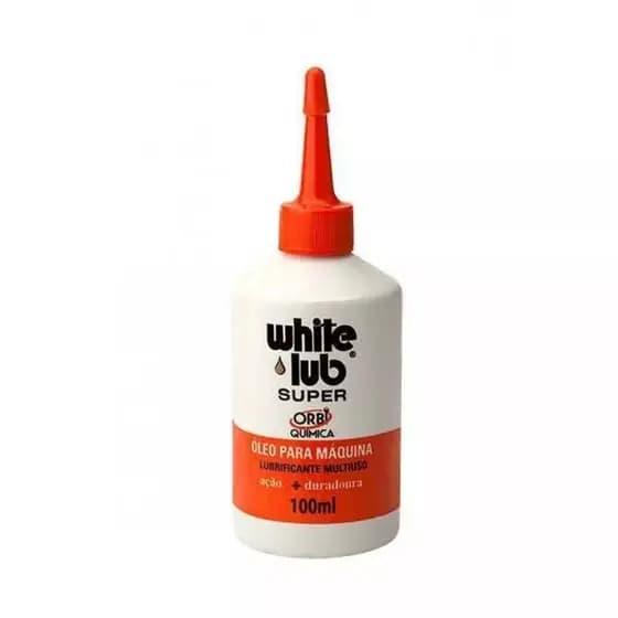 Óleo De Máquina Multiuso 100ml White Lub  Orbi Tipo Singer