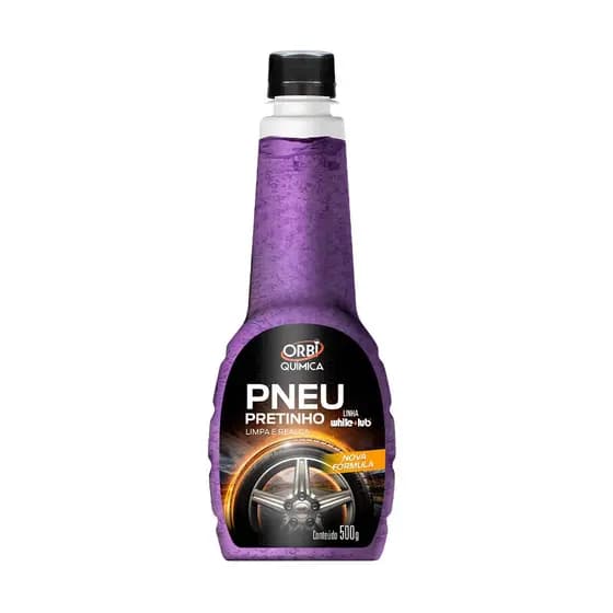 Pretinho Limpa Pneu Radnaq 500 Ml Automotivo - Brilho Intenso