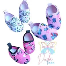 calce facil bebê pantufa antiderrapante conforto menina estampa divertida macio
