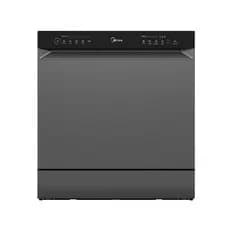 Lava-Louças 8 Serviços Midea Touch Plus, Painel Full Touch, Função Compras, Higienização a 70°C, Cinza 220V