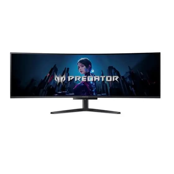 Monitor Gamer Curvo Acer Predator X49 Xbmi 49” Painel OLED HDMI 240Hz Preto