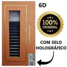 Cílios W 6D Decemars Original Com Selo Volume Egípcio Alongamento Extensão De Cilios ENVIO IMEDIATO