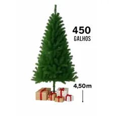 Árvore De Natal Tradicional Pinheiro Verde Pequena Média e Grande Tamanhos 60cm - 90 cm - 1,50M