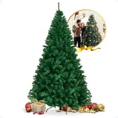 Árvore De Natal Cheia Decorada Com Enfeites Natalinos Pinheiro Tradicional De Luxo Premium Tamanhos 1,80M - 2,10M