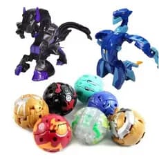 SEGA Bakugan Battle Brawlers Dragonoid Nillious Trox Pegatrix Hydranoid E Conjunto De Figuras De Carrinho