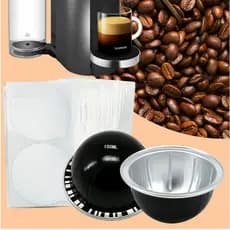 Cápsulas De Café De Alumínio De Alta Qualidade Para Nespresso Vertuo-Reutilizáveis