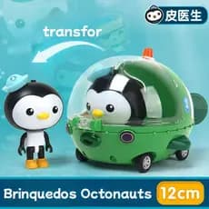 Original Octonauts GUP Figura De Ação Modelo Conjunto Para Crianças Kwazii/Carnacles/Peso/Tweak/Lanterna Peixe Presente