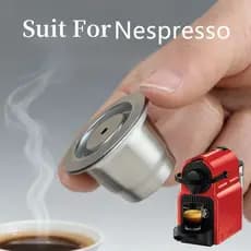 Cápsula De Café Reutilizável Para Máquina Nespresso , Aço Inoxidável , Filtros Reutilizáveis , Copo Ecológico