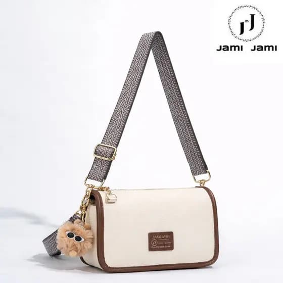 Bolsa Feminina com Alça Lateral Transversal de Ombro de Couro PU T304 AMY
