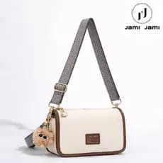 Bolsa Feminina com Alça Lateral Transversal de Ombro de Couro PU T304 AMY