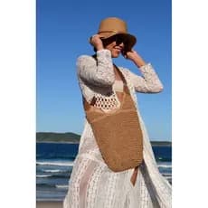 Bolsa de tecido de grande capacidade feminina novo estilo bolsa de ombro bolsa de praia bolsa Crossbody
