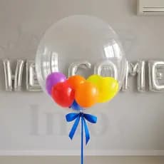 Balão Bubble Transparente 36 Polegadas (90cm) Cristal Gigante – Balão para Festa, Casamento e Decoração Luxo