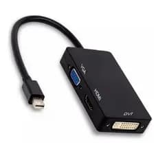 Mini Displayport Hdmi, Vga E Dvi 3 Em 1