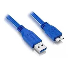 Cabo Usb 3.0 Para Hd Externo Samsung Seagate Toshiba Sony 1m