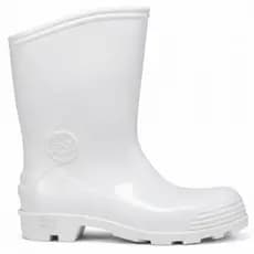 Bota Galocha de Borracha Pvc Capataz Cano Medio Branca Sete Leguas Impermeavel Confortavel Leve Frigorifico Açougues