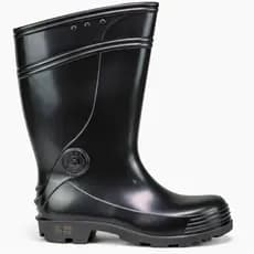 Bota de Borracha Galocha Capataz Cano Longo Preta Sete Leguas Impermeavel Confortavel Leve Agro Fazenda