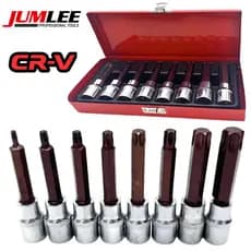 Conjunto Profissional de Cabecotes Torx de Ameixa Material CR-V Durável para Reparos Industriais e Automotivos