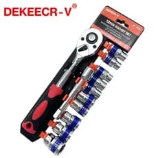 1/2" Conjunto De Soquetes Com 12 Peças Catraca 10-11-12-13-14-15-17-19-21-22mm Ideal Para Mecânica Automotiva AL-105