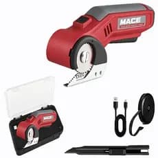 Cortador elétrico portátil USB, tesoura elétrica profissional para tecidos, couro e carpetes.