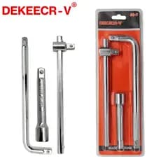 Jogo Profissional 1/2" Alavanca L + Slide + Extensor para Mecânica Automotiva AL-103
