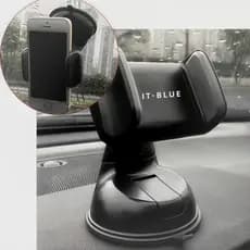 Suporte Veicular Universal para Celular Trava Ventosa Painel Vidro Rotação 360° IT·BLUE LE-027