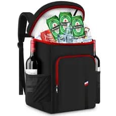 Mochila Bolsa Térmica Cooler Grande para Cerveja e Refri 23L Gelo Praia