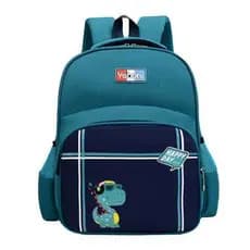 Mochila Infantil Jacarezinho Com Estojo Resistente e Confortável Desenho Animado Meninos Meninas Escolar Fofa