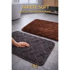 Tapete Banheiro Absorvente Antiderrapante Premium Macio 60x40 – Cozinha e Entrada