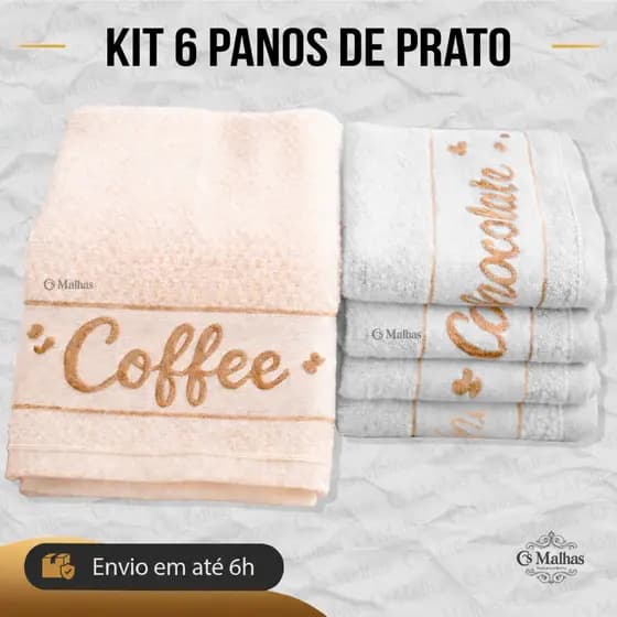Kit 3 Panos de Prato Jacquard 40x65 Atoalhado Algodão Alta Absorção Pano de Copa Toalha Cozinha