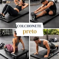 Colchonete Profissional Densidade Academia Fitness Yoga Pilates Treino Funciona 90x40 Impermeavel