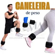 Caneleira peso PAR 500gr - 5kg treino pernas gluteos fitness academia casa homens mulheres